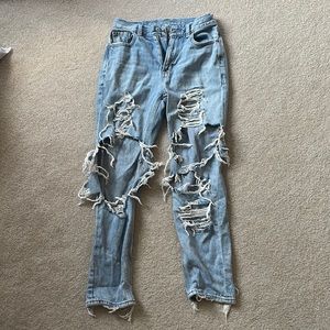 American eagle ripped jeans